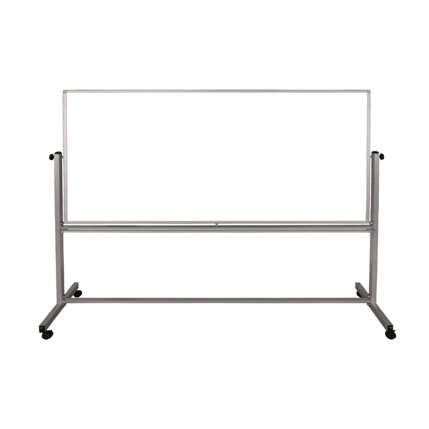 luxor-mobile-magnetic-whiteboard-96-x-40-white-surface-silver-aluminum-frame-lxomb9640ww_1