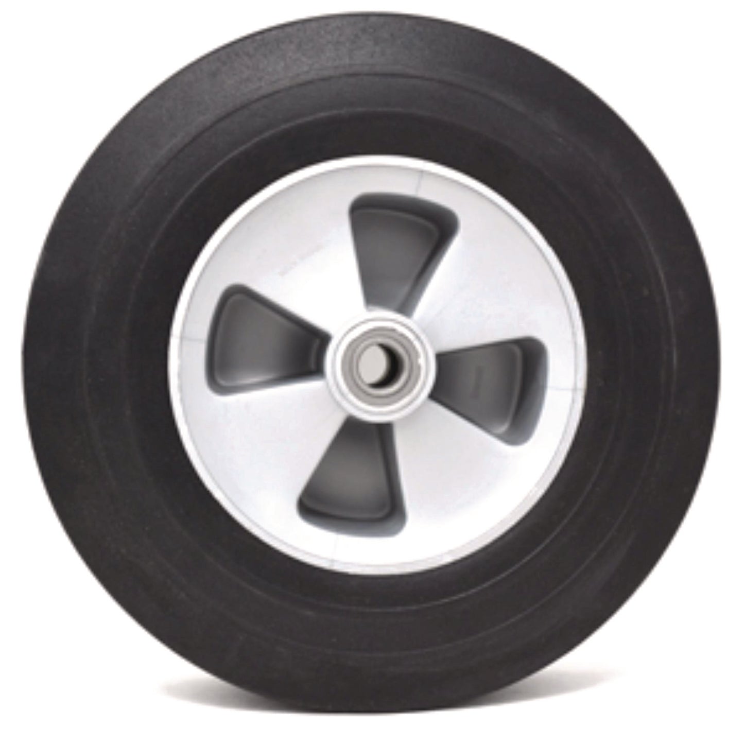 Rubbermaid® Commercial Tilt Truck Wheels, 12" Wheel, Black (SGS1013L10000)