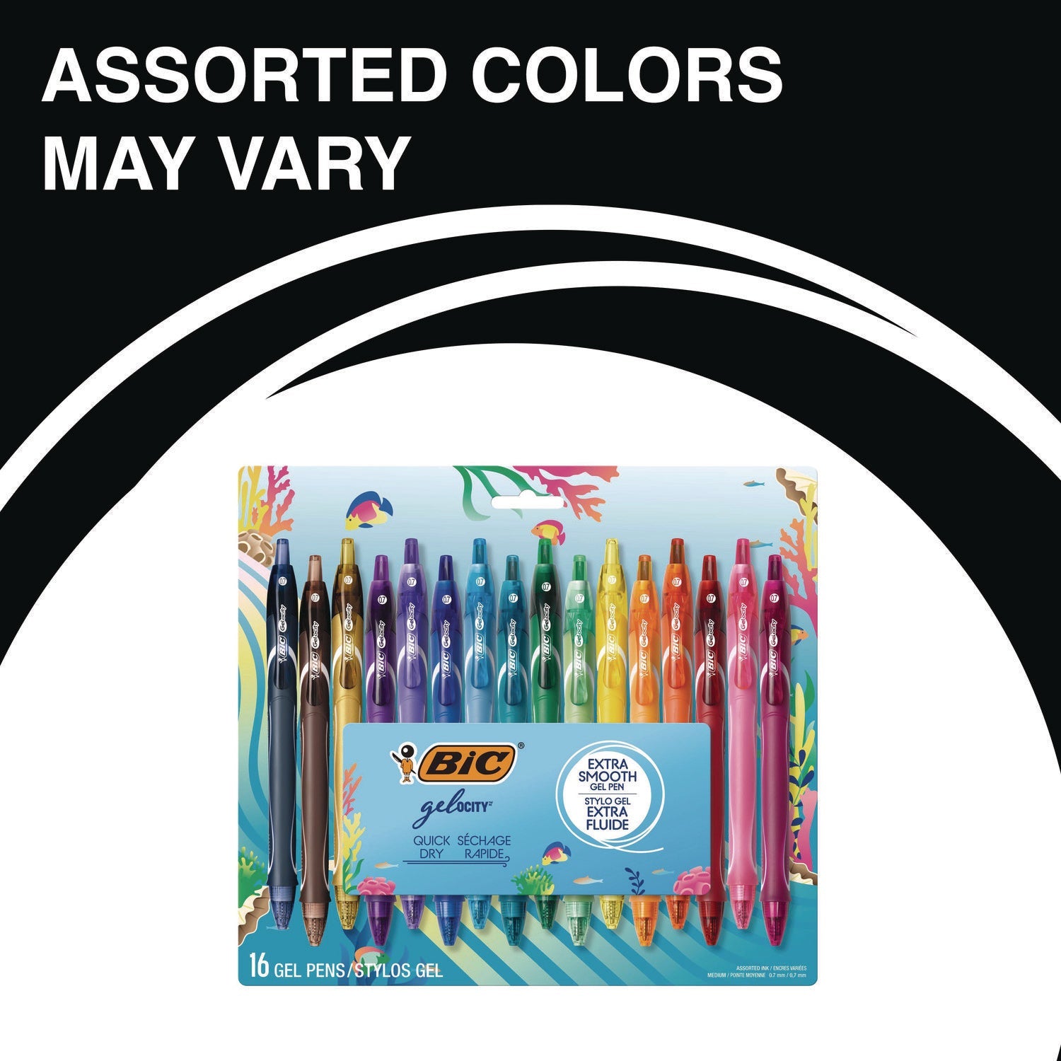 bic-gel-ocity-quick-dry-gel-pen-retractable-medium-0-7-mm-16-assorted-ink-and-barrel-colors-16-pack-bicrglcga16ast_7