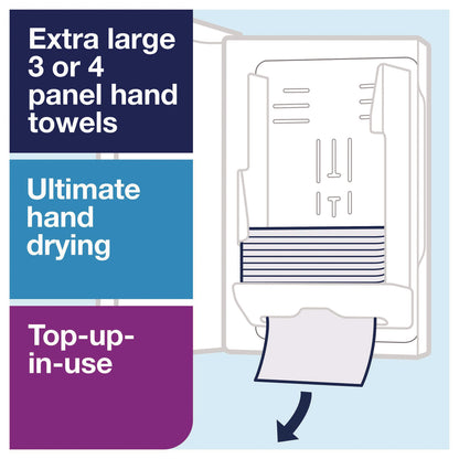 Tork® Xpress Multifold Hand Towel Dispenser H2, 11.9 x 4 x 17.5, Black (TRK553028)