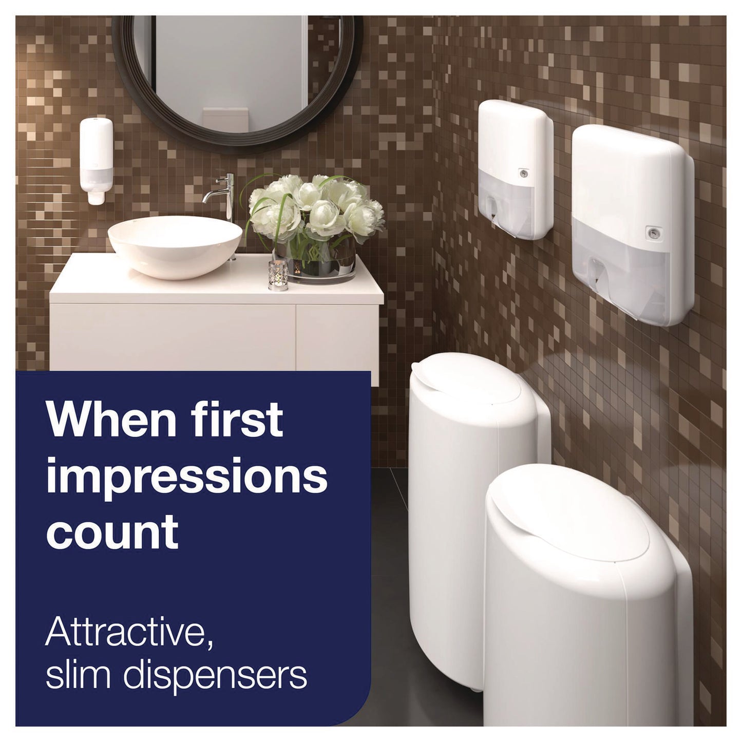 Tork® Xpress Mini Multifold Hand Towel Dispenser H2, 11.9 x 4 x 11.6, White (TRK553120)
