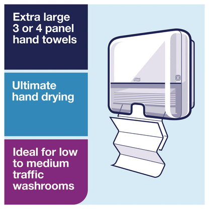 Tork® Xpress Mini Multifold Hand Towel Dispenser H2, 11.9 x 4 x 11.6, White (TRK553120)