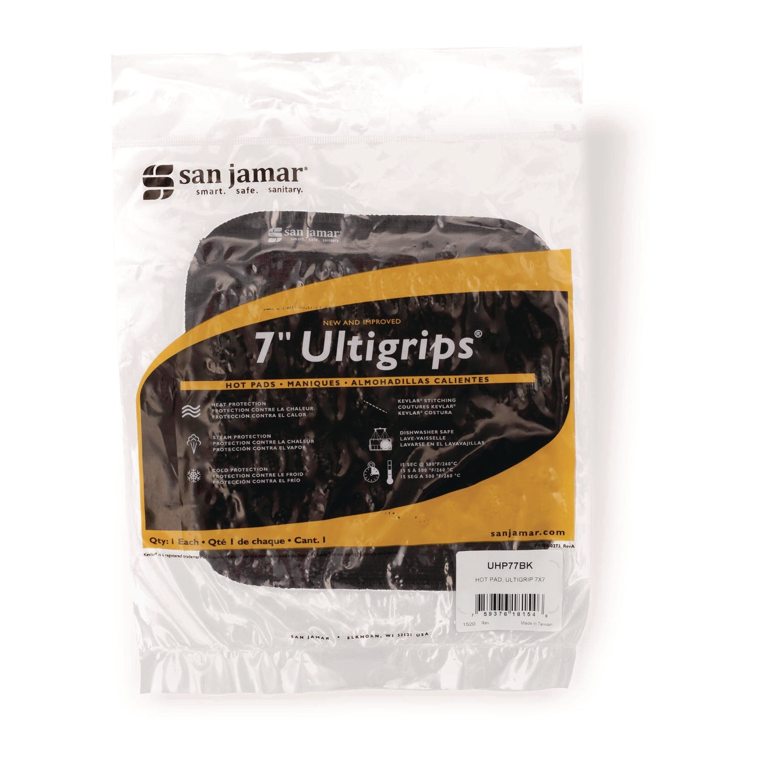 san-jamar-ultigrip-hot-pad-11-5-neoprene-black-sjmuhp77bk_2