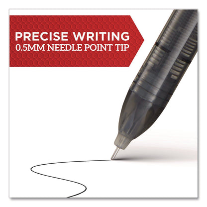 Sharpie® Roller Professional Design Rollerball Pen, Stick, Fine 0.5 mm, Black Ink, Black Barrel, 8/Pack (SAN2116307)