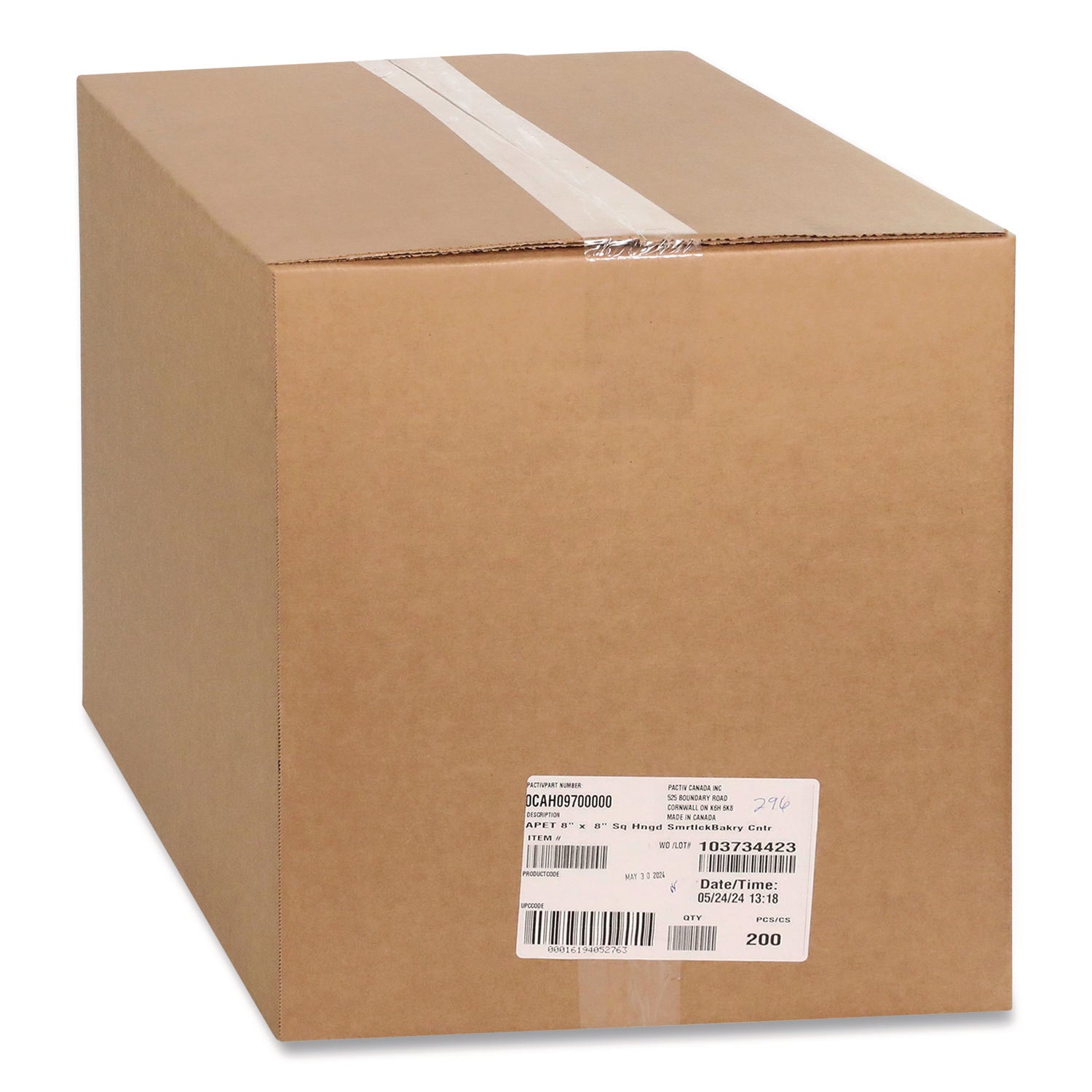 pactiv-evergreen-smartlock-pet-hinged-lid-bakery-container-8-75-x-8-25-x-3-63-clear-200-carton-pct0cah09700000_2
