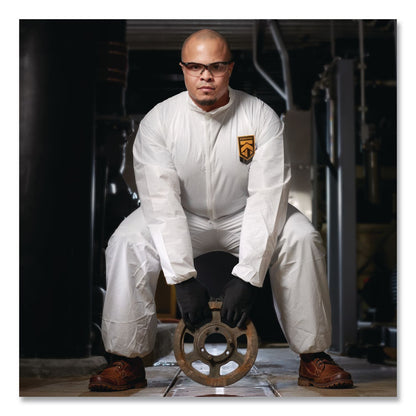 KleenGuard™ A40 Coveralls, Open Wrists and Ankles, Medium, White, 25/Carton (ANS44312)