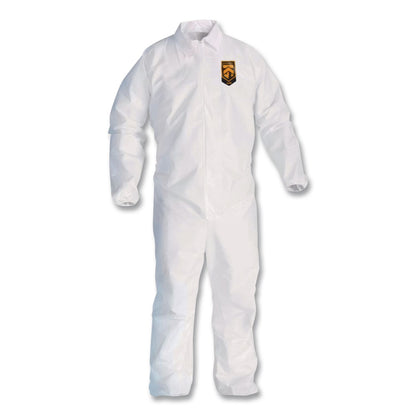 KleenGuard™ A40 Coveralls, Open Wrists and Ankles, Medium, White, 25/Carton (ANS44312)