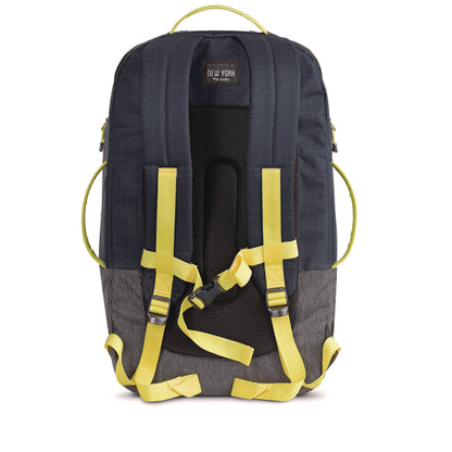 Solo Everyday Max Recycled Backpack, Fits Device Up to 17.3", 13 x 8 x 21, Navy Blue/Gray (USLACV7324)
