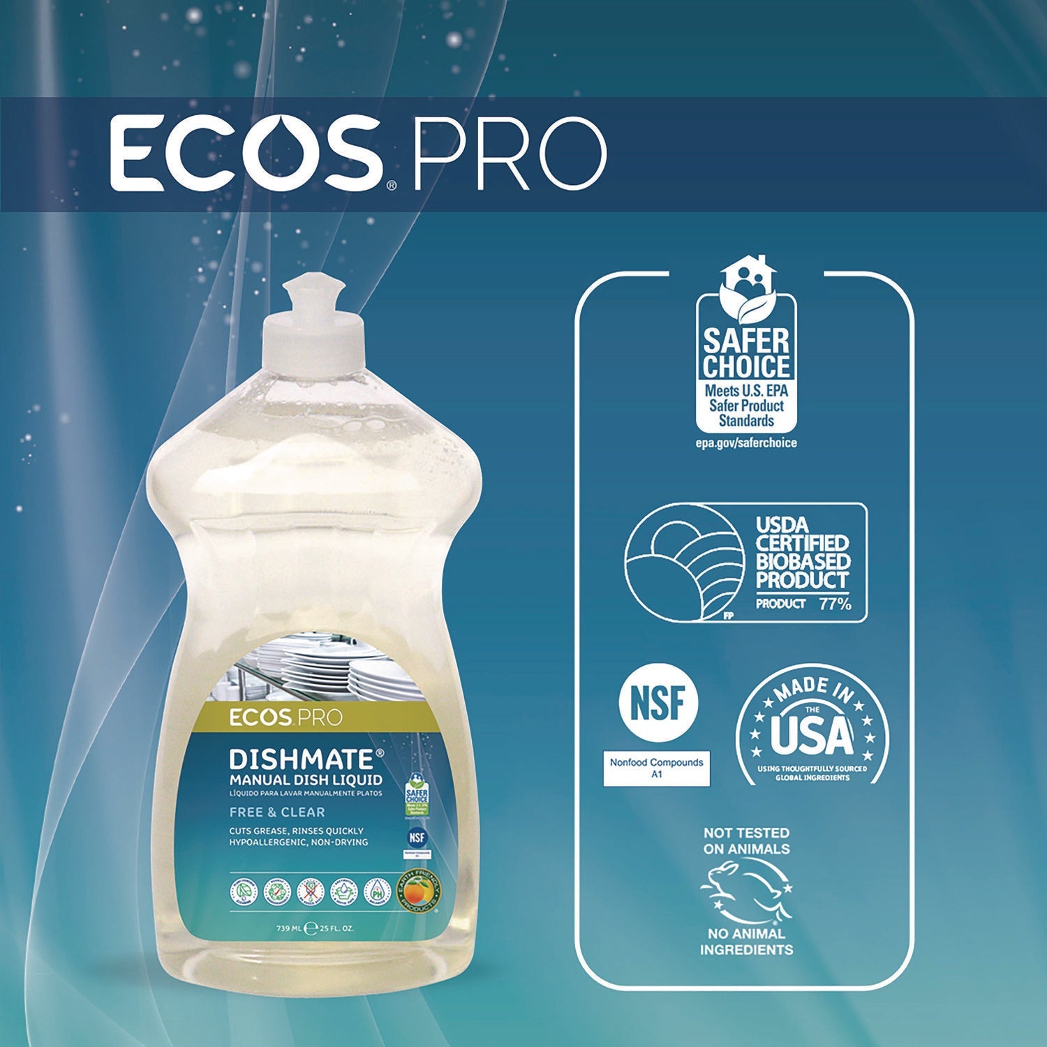 ecos-r-pro-dishmate-manual-dish-liquid-free-and-clear-25-oz-squeeze-bottle-6-carton-eoppl97216ct_4