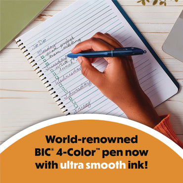 bic-r-4-color-smooth-multi-color-ballpoint-pen-retractable-medium-1-mm-black-blue-green-red-ink-black-blue-barrel-12-pack-bicmms11aast_2