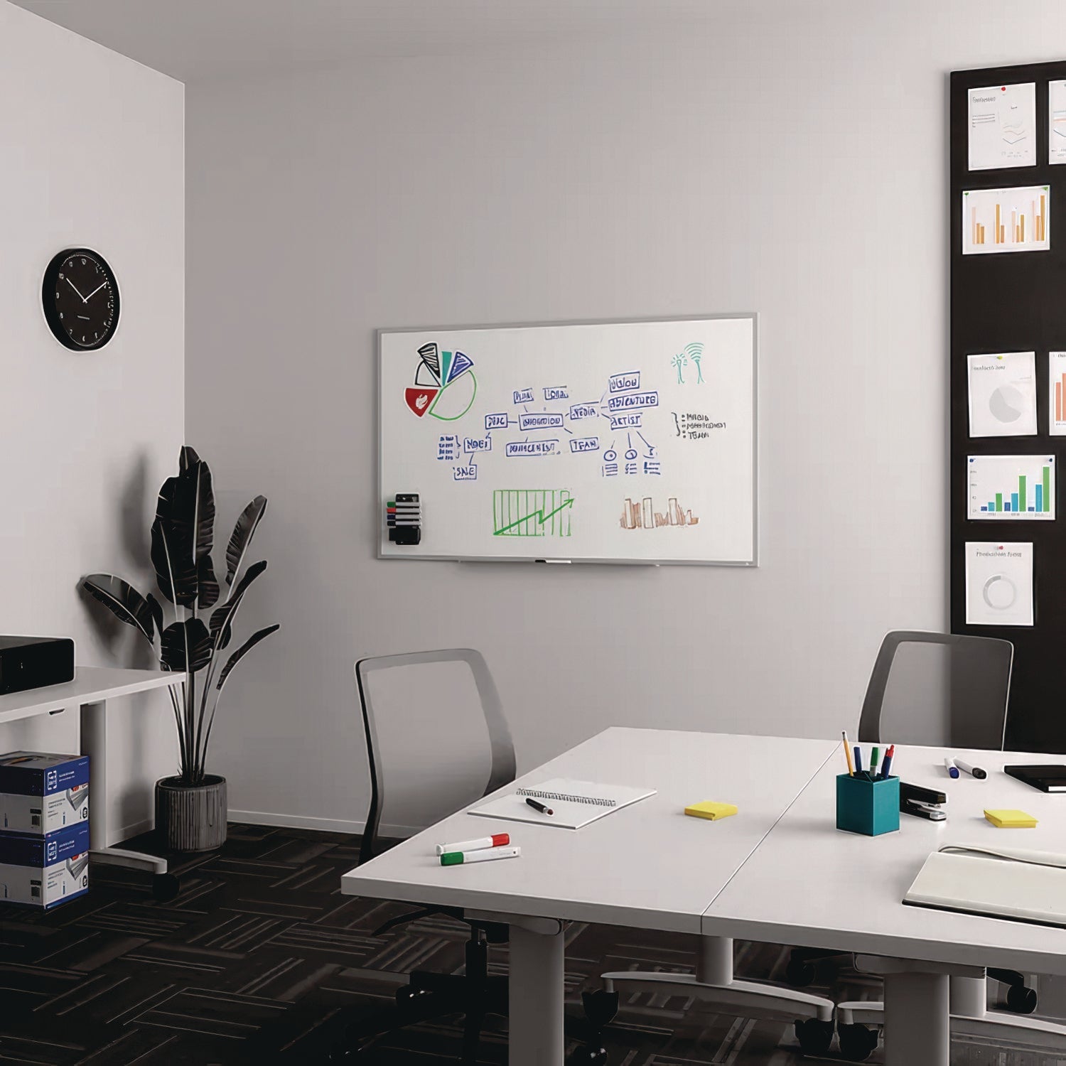 tru-red-melamine-dry-erase-board-60-x-36-white-surface-gray-natural-aluminum-frame-tudtr59353_4