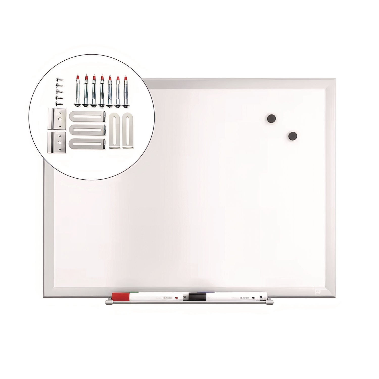 tru-red-magnetic-steel-dry-erase-board-18-x-24-white-surface-gray-natural-aluminum-frame-tudtr61168_2