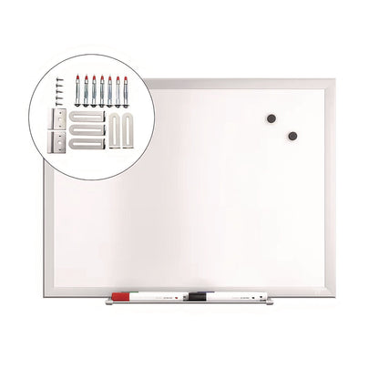 tru-red-magnetic-steel-dry-erase-board-18-x-24-white-surface-gray-natural-aluminum-frame-tudtr61168_2