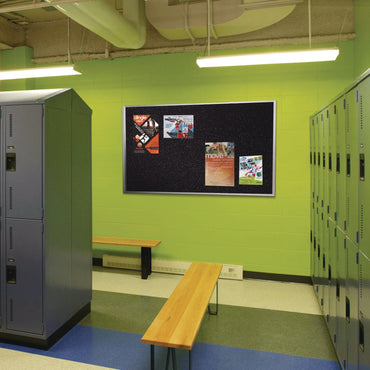 ghent-recycled-bulletin-board-87-91-x-48-5-confetti-surface-satin-aluminum-frame-gheatr47cf_2