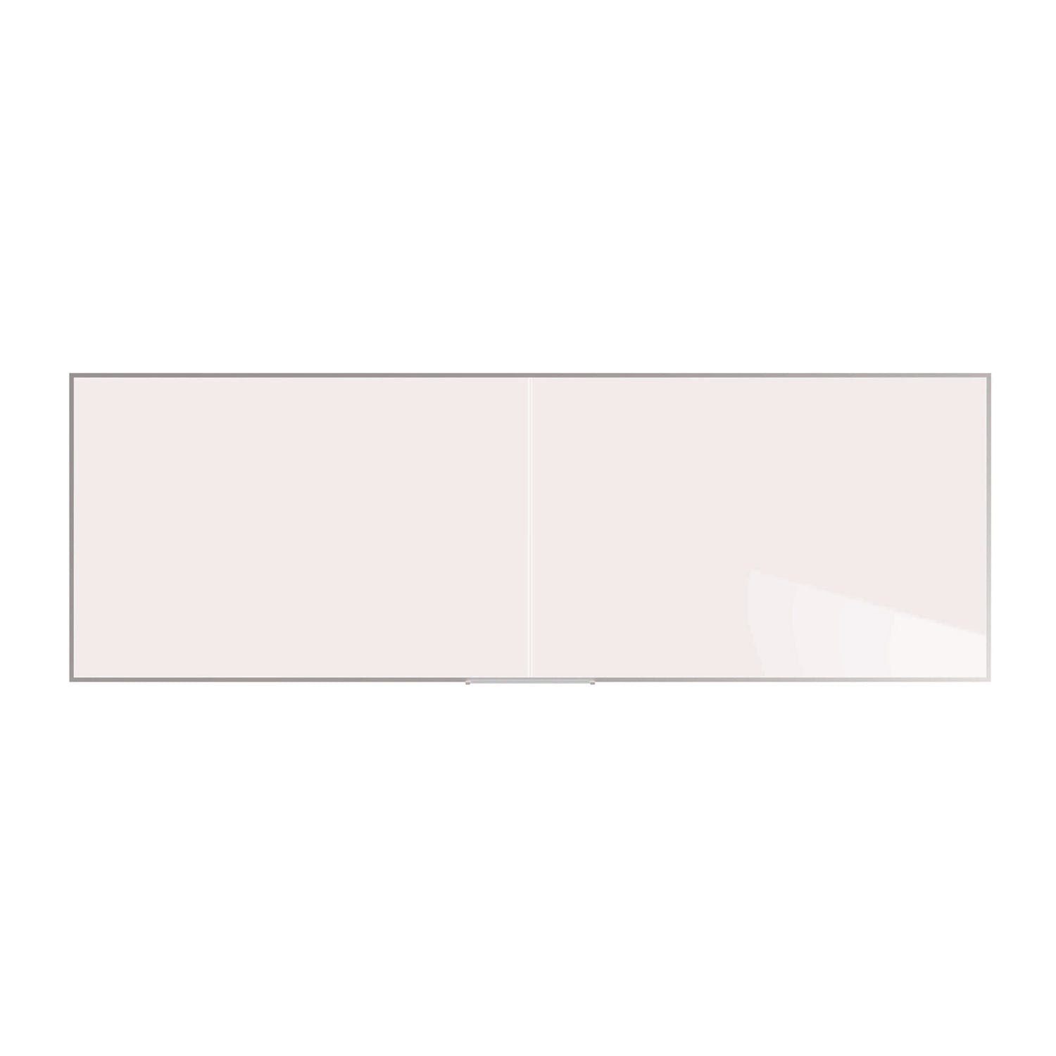 ghent-two-piece-m2-non-magnetic-whiteboard-with-aluminum-frame-144-5-x-48-5-white-surface-satin-aluminum-frame-ghem241242p_1