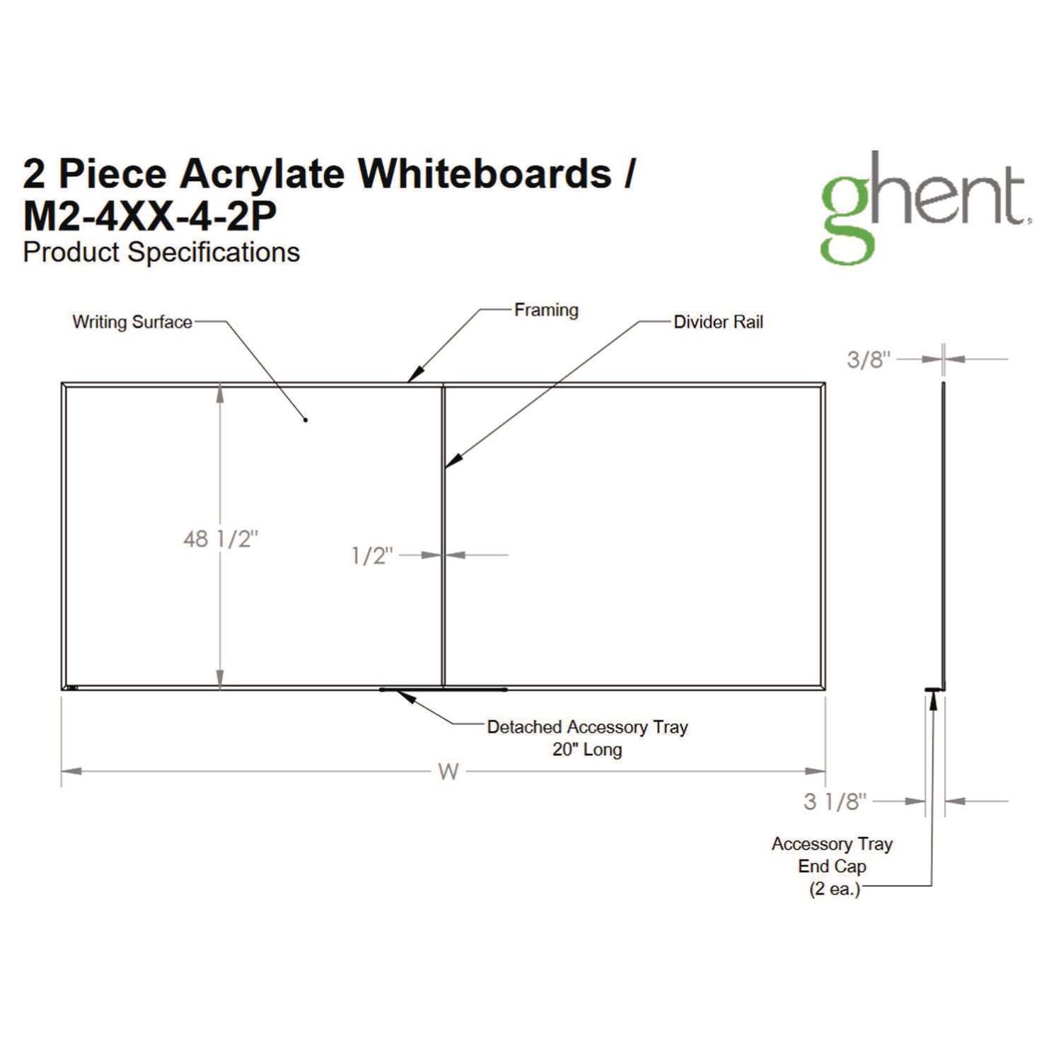 ghent-two-piece-m2-non-magnetic-whiteboard-with-aluminum-frame-120-75-x-48-5-white-surface-satin-aluminum-frame-ghem241042p_4