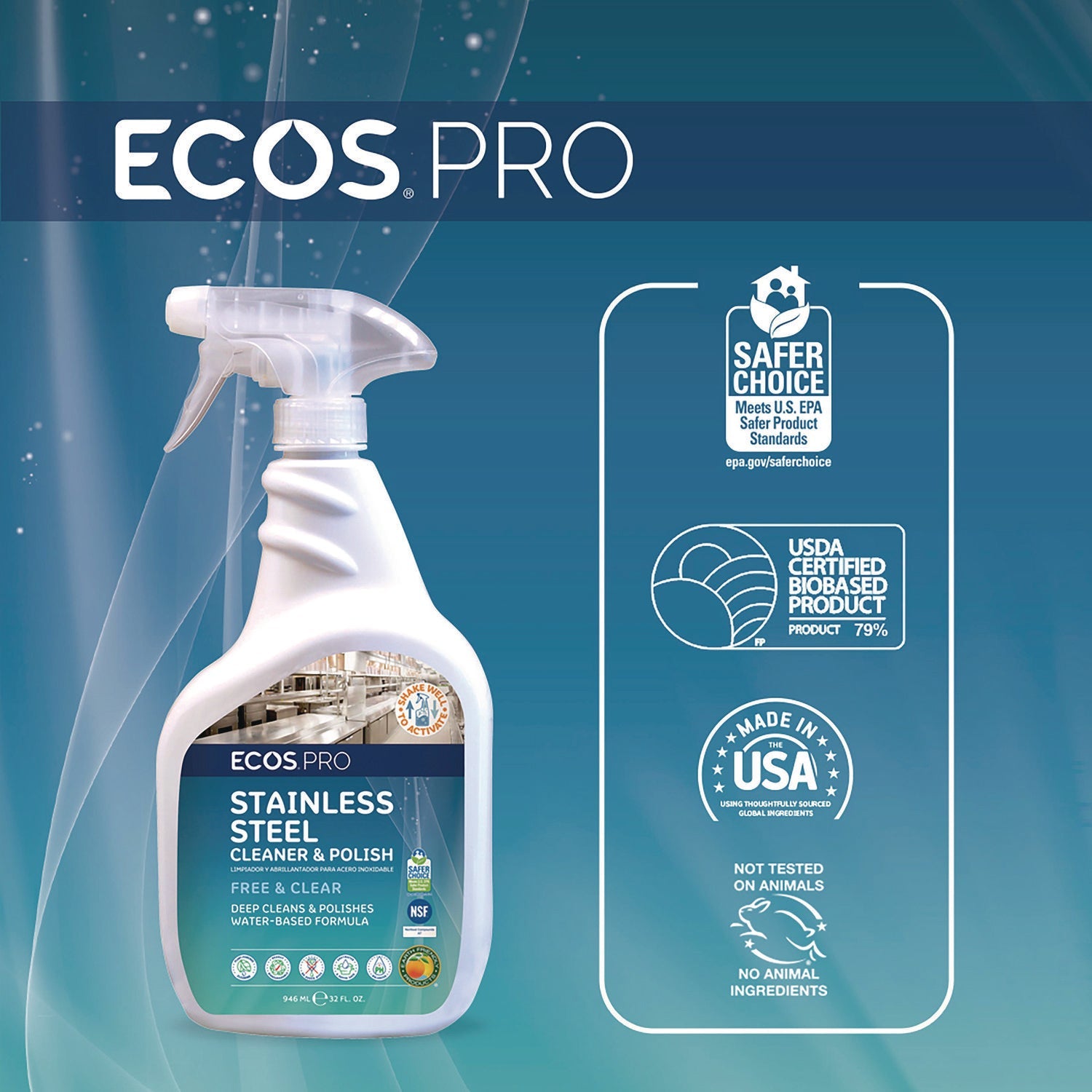 ecos-r-pro-stainless-steel-cleaner-and-polish-free-and-clear-scent-32-oz-spray-bottle-6-carton-eoppl93306ct_4