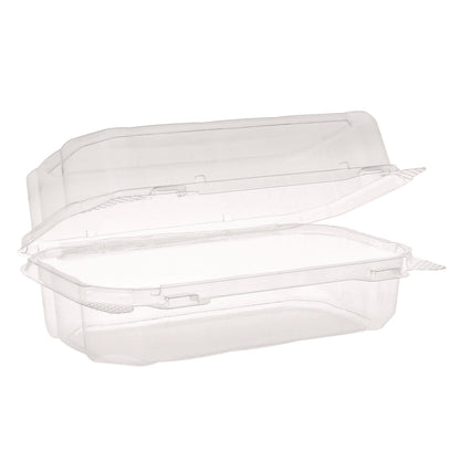 pactiv-evergreen-hoagie-hinged-lid-container-9-x-5-5-x-3-2-clear-plastic-220-carton-pctycash3011uch_2