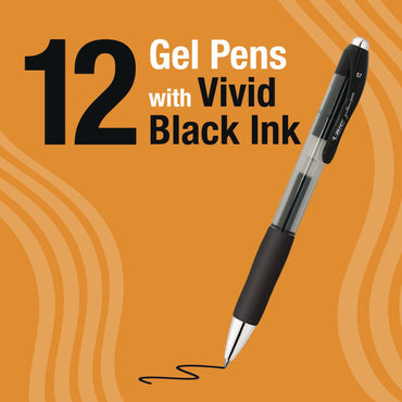 bic-r-gel-ocity-pro-quick-dry-gel-pen-retractable-medium-0-7-mm-black-ink-black-clear-barrel-12-pack-bicrpgl11blk_2