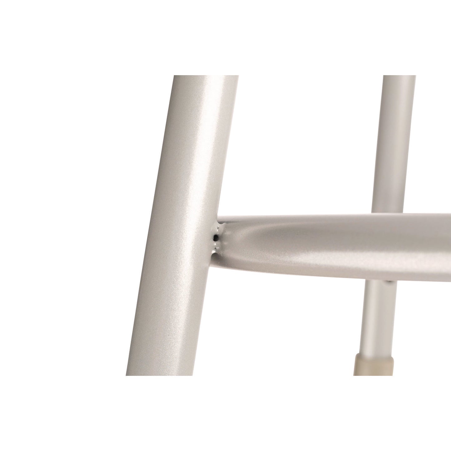 NPS® 6200 Series Heavy Duty Steel Stool, Backless, Supports Up to 500 lb, 18" Seat Height, Brown Seat, Gray Base (NPS6218)