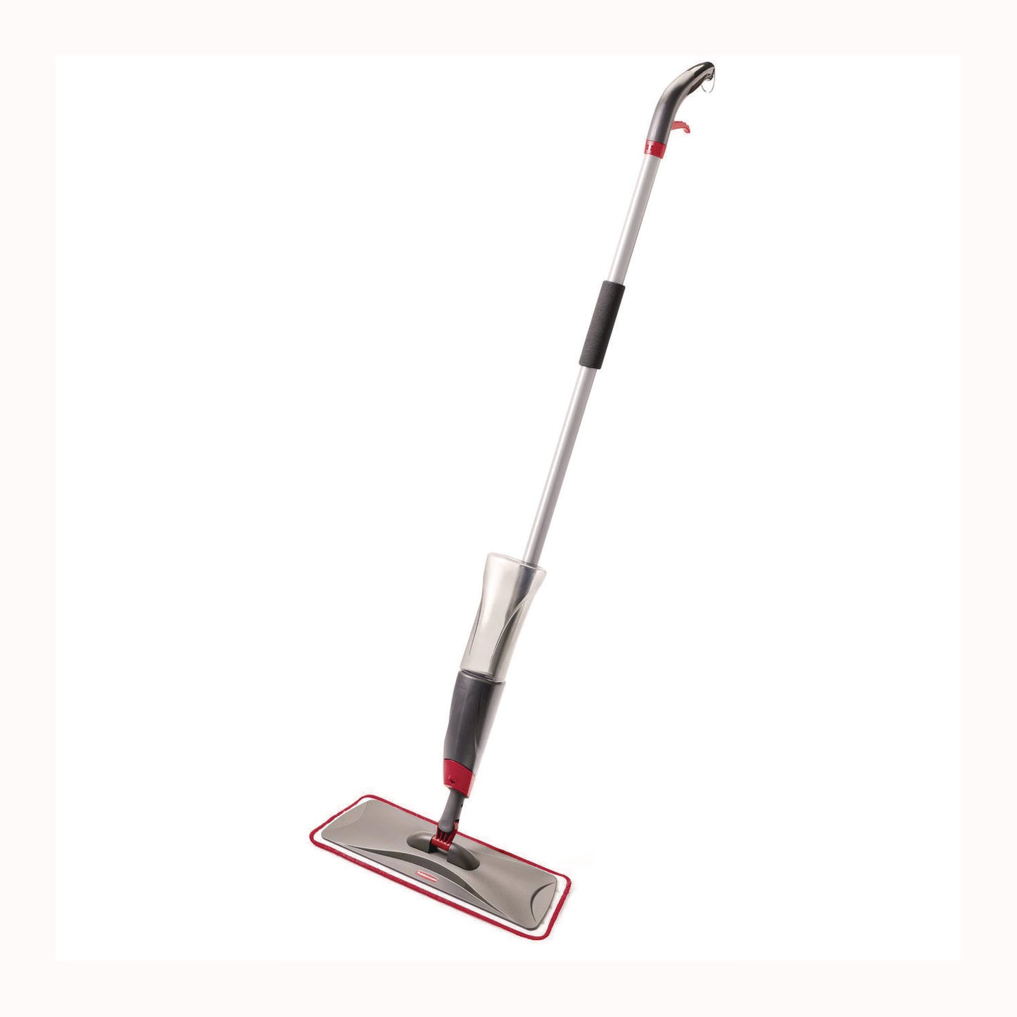 Rubbermaid® Commercial Reveal Microfiber Spray Mop Kit, Microfiber Head, 54.5" Silver/Black Handle (RCP1M15GRYRD)
