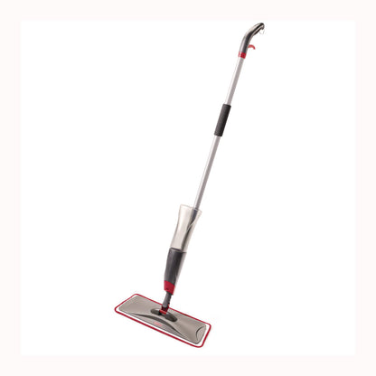 Rubbermaid® Commercial Reveal Microfiber Spray Mop Kit, Microfiber Head, 54.5" Silver/Black Handle (RCP1M15GRYRD)