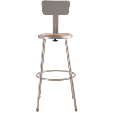 nps-r-6200-series-heavy-duty-steel-stool-with-backrest-supports-up-to-500-lb-30-seat-height-brown-seat-gray-back-base-nps6230b_2
