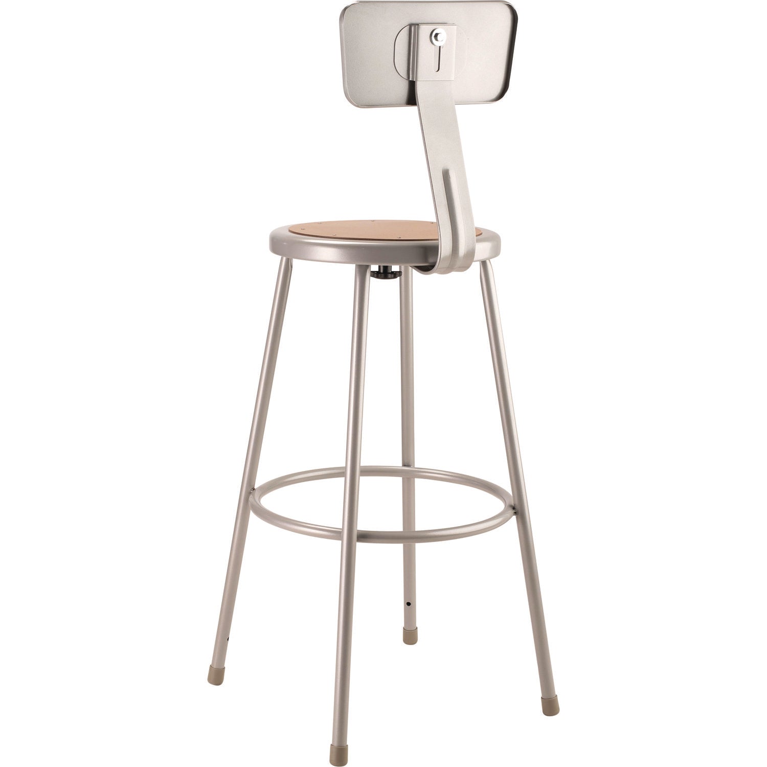 nps-r-6200-series-heavy-duty-steel-stool-with-backrest-supports-up-to-500-lb-30-seat-height-brown-seat-gray-back-base-nps6230b_4