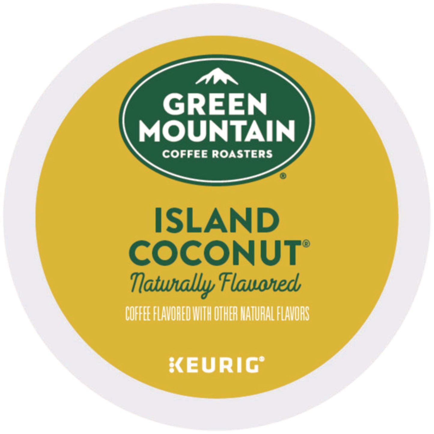 Green Mountain Coffee® Island Coconut Coffee K-Cup Pods, 96/Carton (GMT6720CT)