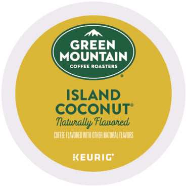Green Mountain Coffee® Island Coconut Coffee K-Cup Pods, 96/Carton (GMT6720CT)
