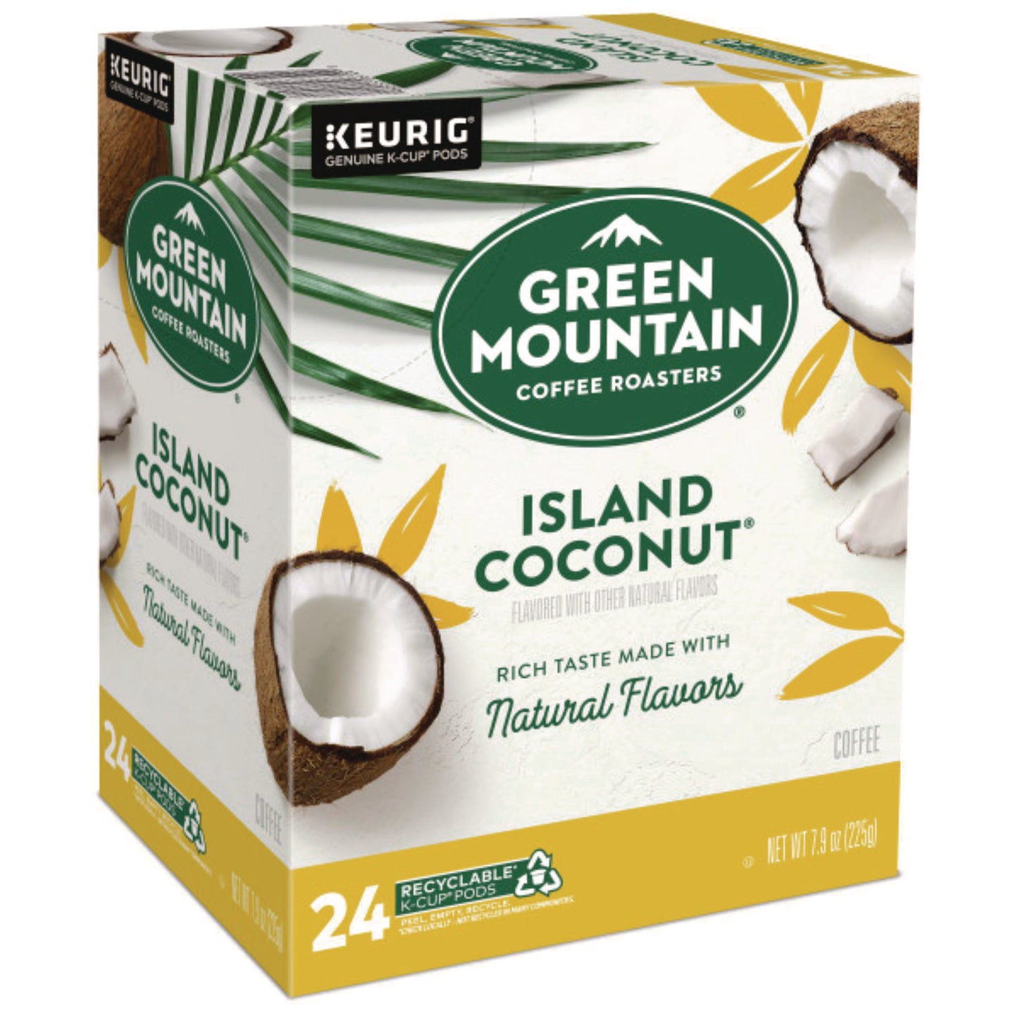 Green Mountain Coffee® Island Coconut Coffee K-Cup Pods, 96/Carton (GMT6720CT)