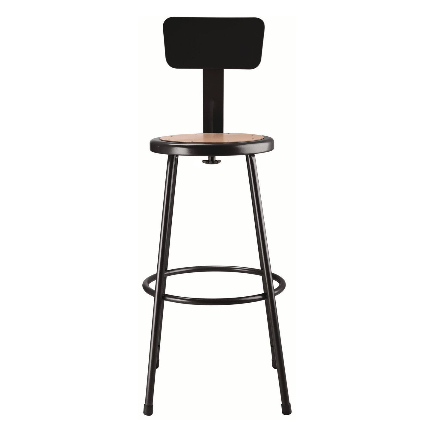nps-r-6200-series-heavy-duty-steel-stool-with-backrest-supports-up-to-500-lb-30-seat-height-brown-seat-black-back-base-nps6230b10_2