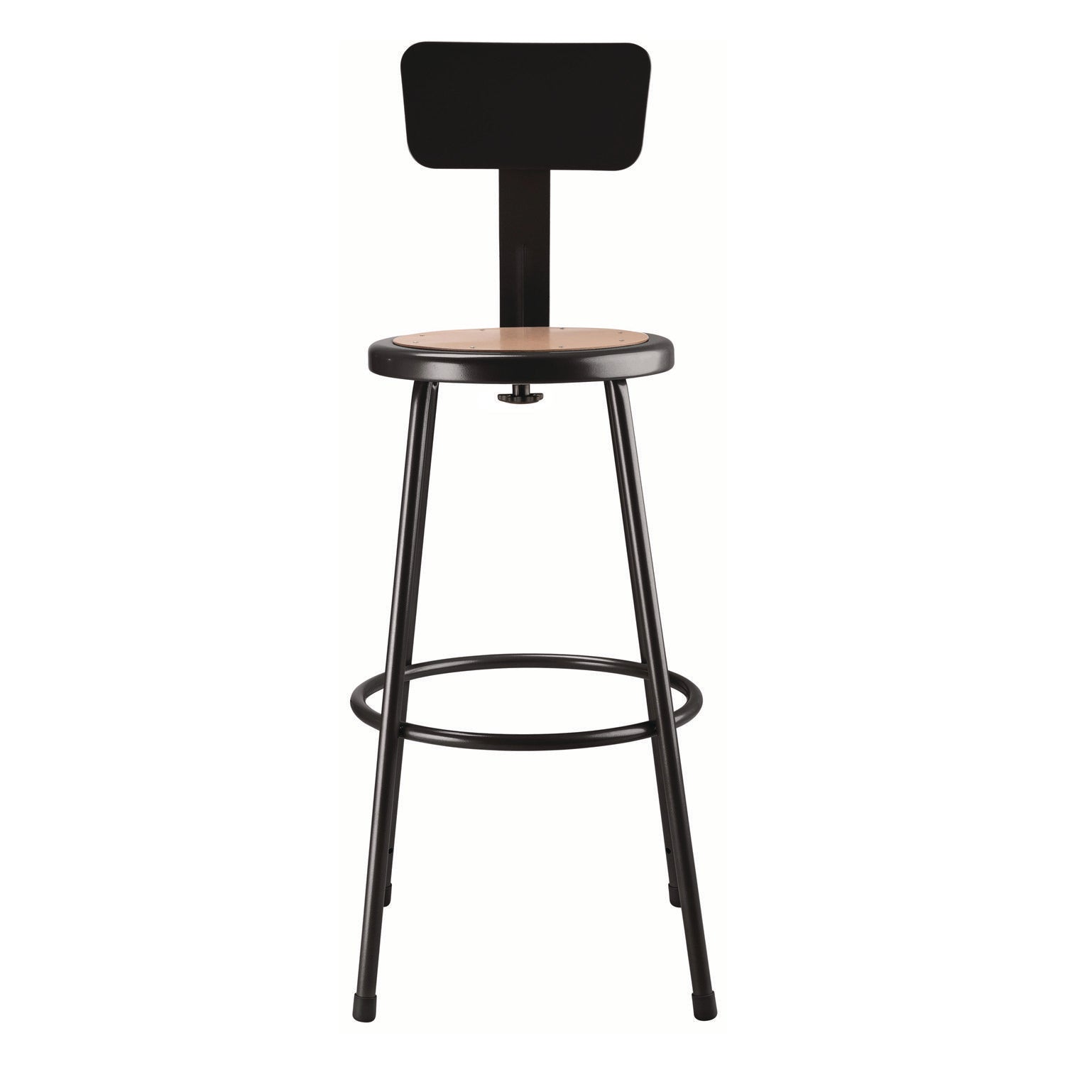 nps-r-6200-series-heavy-duty-steel-stool-with-backrest-supports-up-to-500-lb-30-seat-height-brown-seat-black-back-base-nps6230b10_2