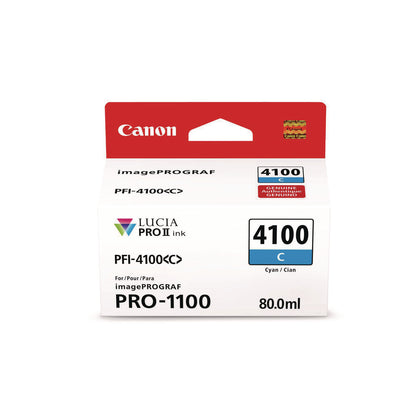 Canon® 6778C002AA (PFI-4100) High-Yield Ink,Cyan (CNM6778C002AA)