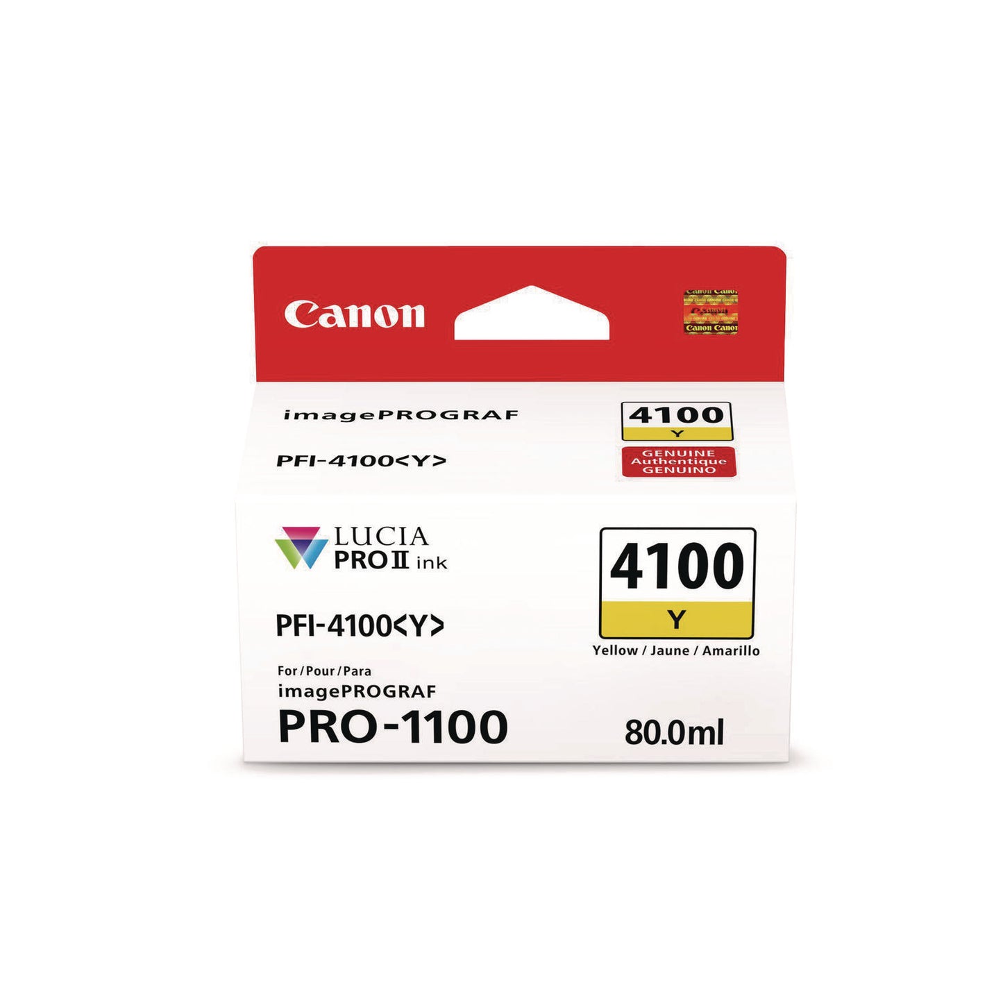 Canon® 6780C002AA (PFI-4100) High-Yield Ink, Yellow (CNM6780C002AA)