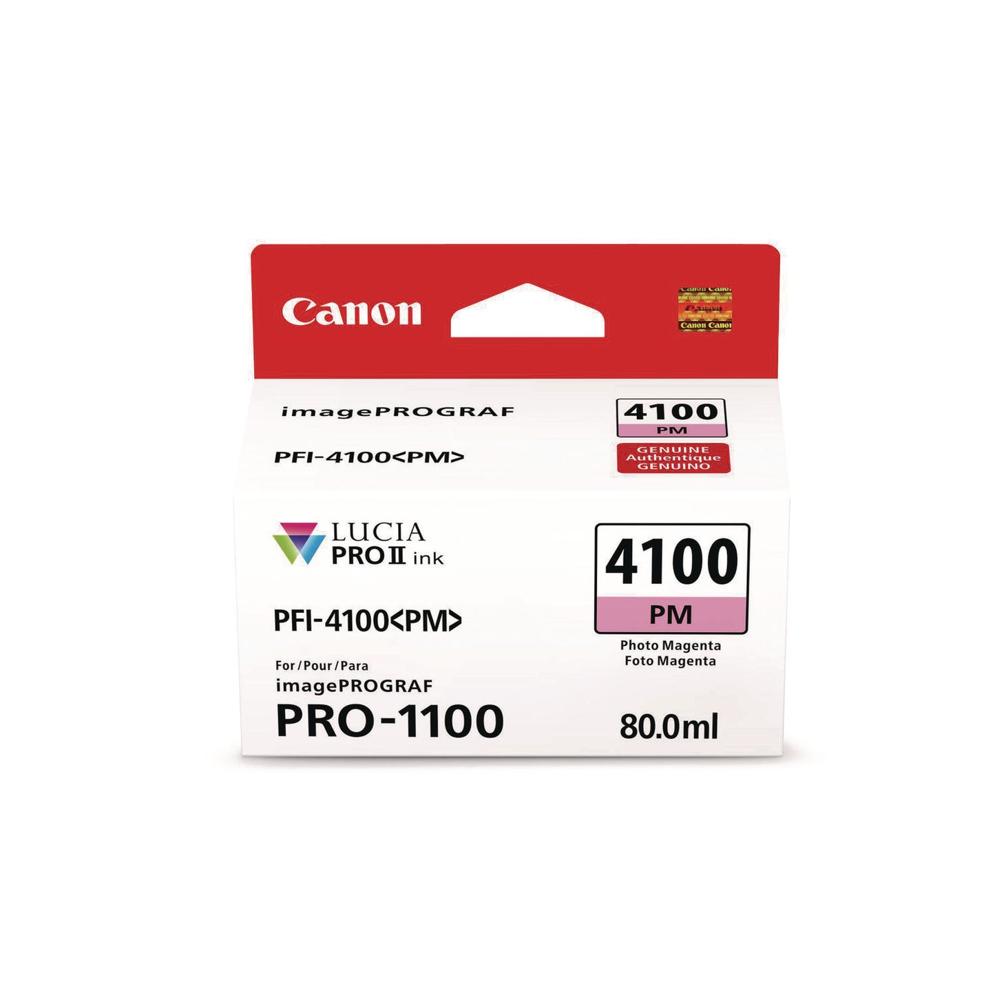 Canon® 6782C002AA (PFI-4100) High-Yield Ink, Photo Magenta (CNM6782C002AA)