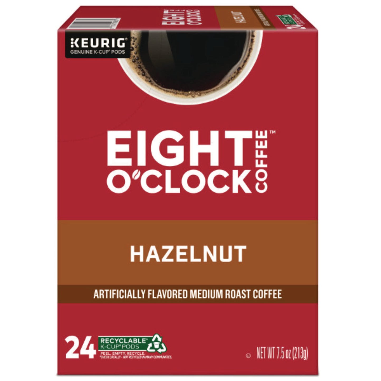 Eight O'Clock Hazelnut Coffee K-Cups, 24/Box (GMT6406)