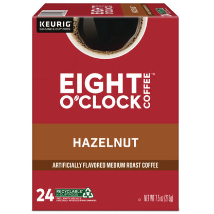 Eight O'Clock Hazelnut Coffee K-Cups, 24/Box (GMT6406)