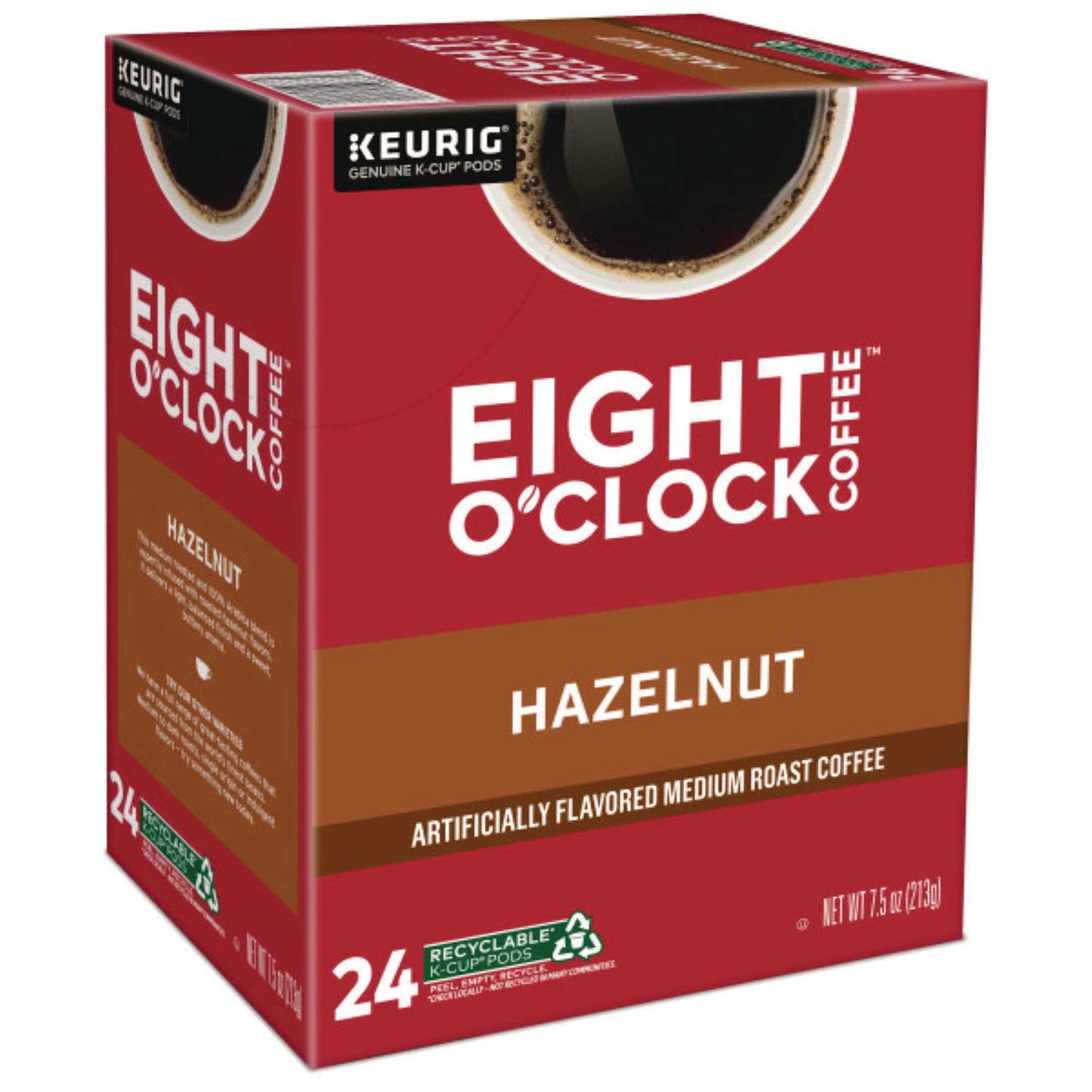 Eight O'Clock Hazelnut Coffee K-Cups, 24/Box (GMT6406)