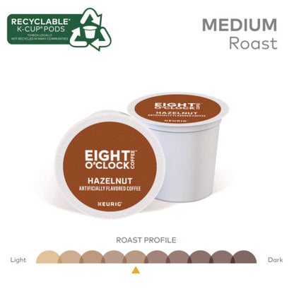 Eight O'Clock Hazelnut Coffee K-Cups, 24/Box (GMT6406)