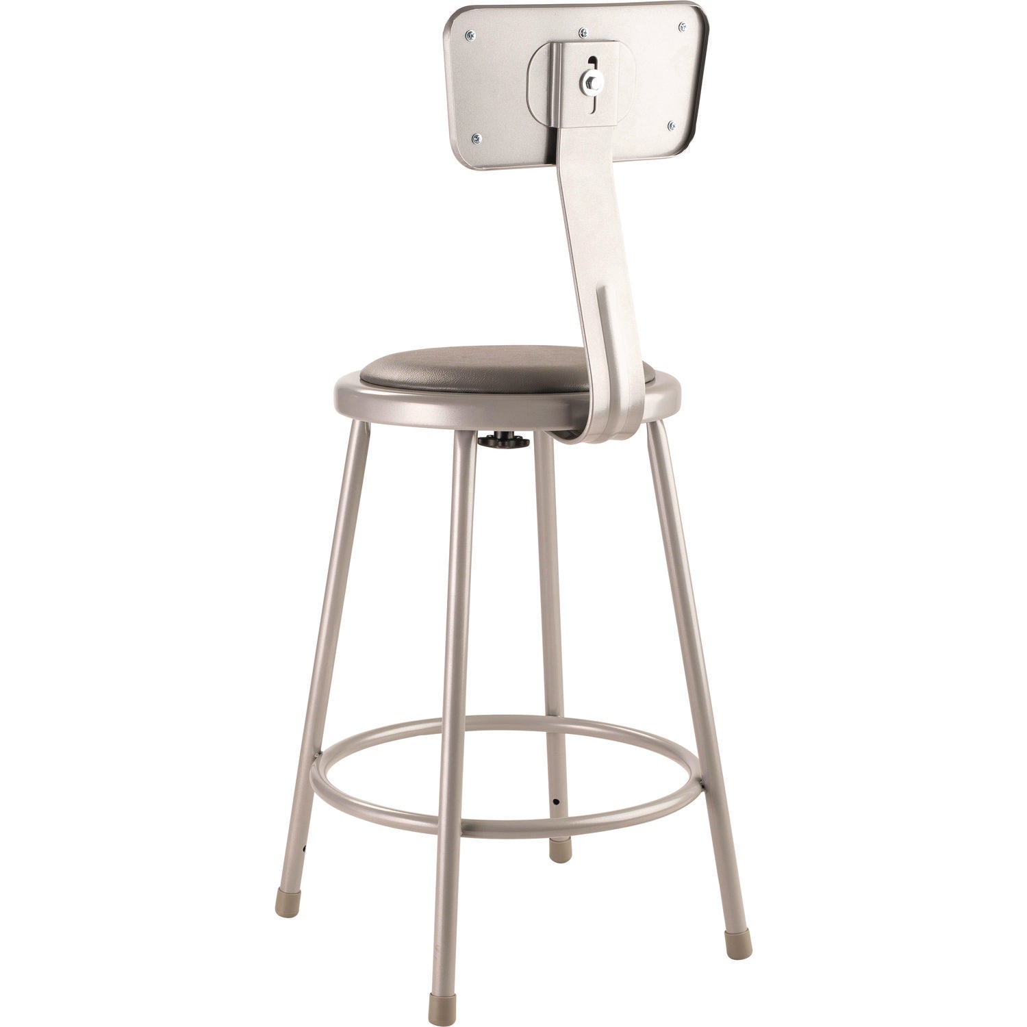 nps-r-6400-series-heavy-duty-vinyl-padded-steel-stool-with-backrest-supports-up-to-500-lbs-24-seat-height-gray-seat-gray-base-nps6424b_3