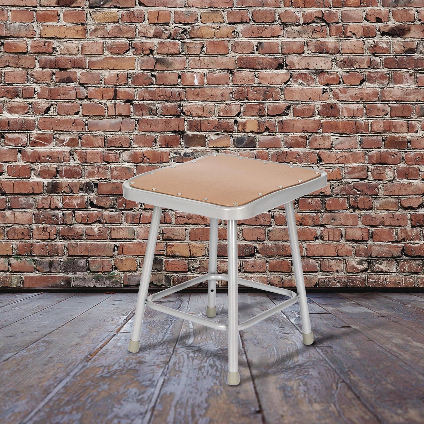 nps-r-6300-series-heavy-duty-square-seat-steel-stool-backless-supports-up-to-500-lb-17-5-seat-height-brown-seat-gray-base-nps6318_3