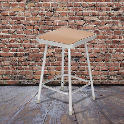 nps-r-6300-series-heavy-duty-square-seat-steel-stool-backless-supports-up-to-500-lb-23-25-seat-height-brown-seat-gray-base-nps6324_4