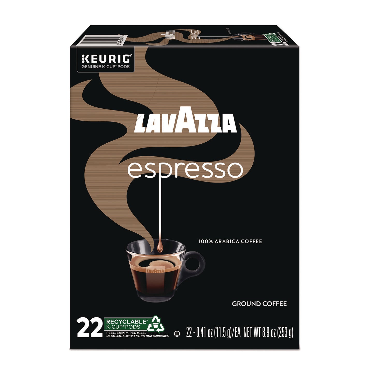Lavazza Perfetto Espresso Coffee K-Cups, 22/Box (LAV6000)