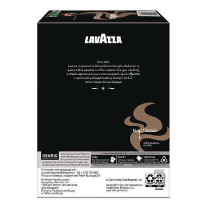 Lavazza Perfetto Espresso Coffee K-Cups, 22/Box (LAV6000)
