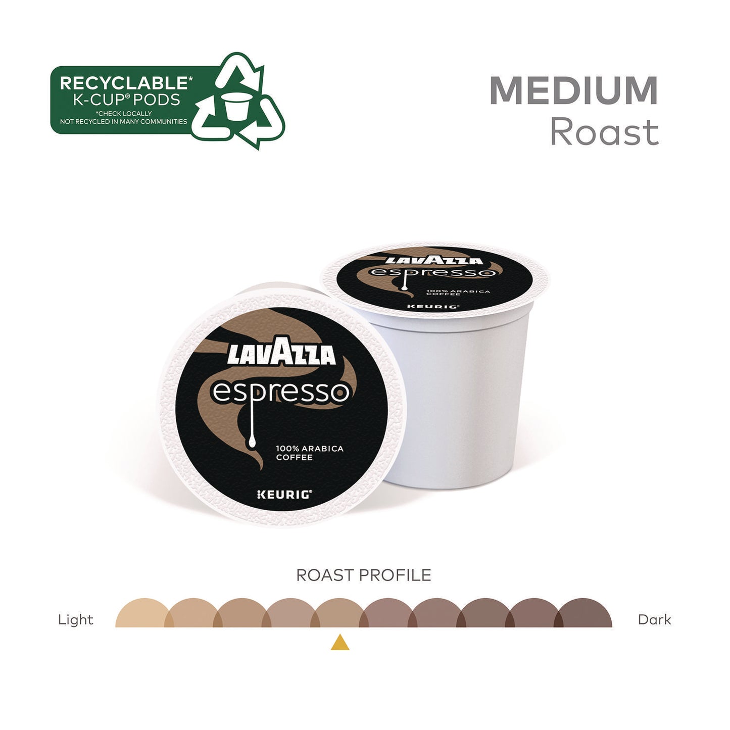 Lavazza Perfetto Espresso Coffee K-Cups, 22/Box (LAV6000)
