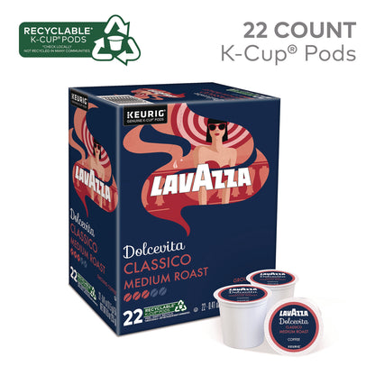 Lavazza Classico Coffee K-Cups, 22/Box (LAV6001)