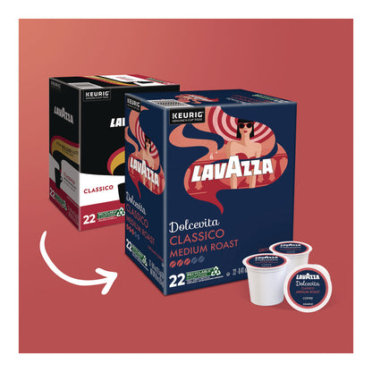 Lavazza Classico Coffee K-Cups, 22/Box (LAV6001)