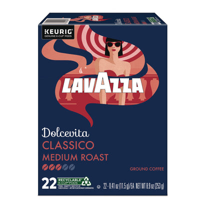 Lavazza Classico Coffee K-Cups, 22/Box (LAV6001)