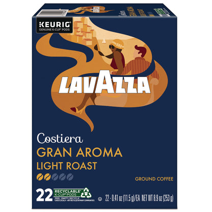 Lavazza Gran Aroma Coffee K-Cups, 22/Box (LAV6002)